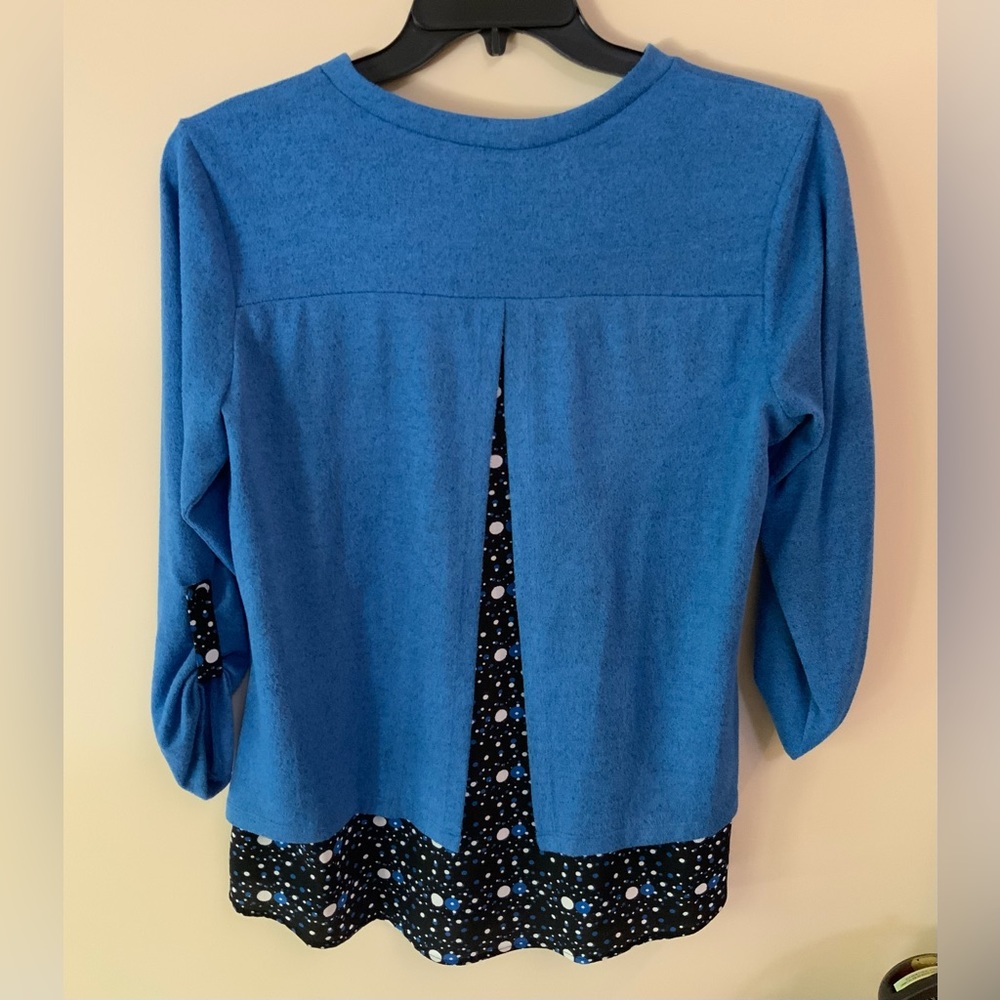 Kim Rogers Ladies Blue Top - Size L